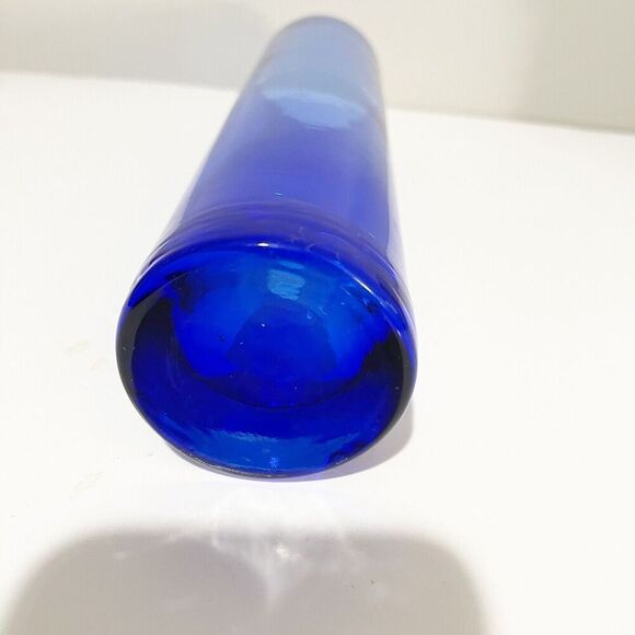 LSA International Krosno Stem Bud Vase Cobalt Blue Poland Studio Art Glass - Picture 14 of 16